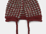 Woolly Vintage Nordic Drop Knit Beanie Hat