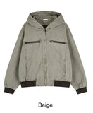 Ragnar Vintage Crop Hooded Jacket