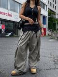 Stitch Balloon Track Nylon Pants