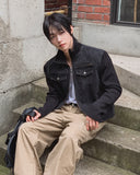 Fielden Plate Zipper Wide Pants