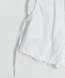 Hisami Strap Banding Frill Bermuda Pants