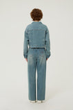 Flower Denim Pants