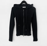 Wibbi Ribbed Hood Zip-Up