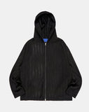 Lace summer 2-way hood zip-up