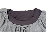 [Fake Layered] Hein Puff Ribbon Short Sleeve Layered T-Shirt Set