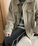 [unisex] Coldw Hood Layered Collar Jacket