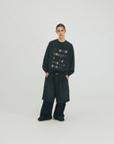 [AG] Denim Layered Sweat Pants