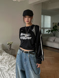Nad washing chain wide denim pants