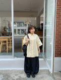 Kituri Summer Raw Denim Balloon Wide Pants
