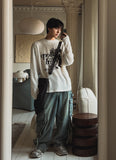 Deep press ribbed warm t