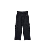 Lucas D-Ring Unbalance Cargo Denim Pants