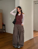 Vive Tape Dyeing Cargo Balloon Pants