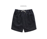 Maron Corduroy Banding Shorts