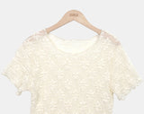Marmon Crochet Short Sleeve T-shirt