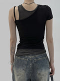 Polv See-Through Unbalanced Tee