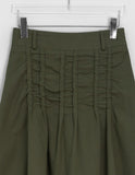 Dekin Shirring Banding Midi Skirt