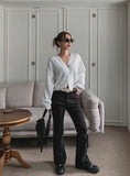 [U-BASIC] +3 cm Basic Bootcut (+Long ver)