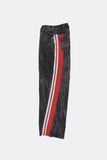 Bumpy side track wrinkle denim pants