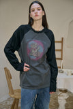 Cherry Fork Raglan Pigment Long Sleeve