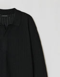 SAINT BLACK KNIT SHIRTS