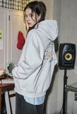 Frog Pop Embroidery Hood