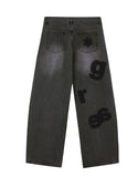 GRAE-S SPOT Wide Curved Jeans
