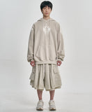 Cross Symbol Raglan Hoodie
