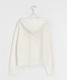 Kunik Punching Hood Knit Cardigan