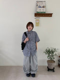 Bots Summer Parachute Banding Wide Pants