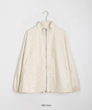 Miroi Two Way Pocket Leather Zip-Up Jumper