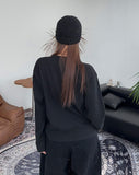 Renid Waffle Zipper Long Sleeve Tee