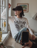 Palette see-through long sleeve knit