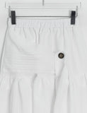 Natan Shirring Belt Banding Long Skirt
