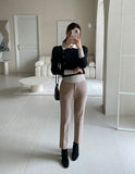 Tias Double Button Collar Knit