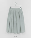 Gensott Nylon Banding Midi Skirt