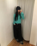 Odin Roll-Up Raw Denim Wide Pants
