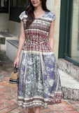 Onday Ethnic Patterned Sleeveless One Piece (Belt set)