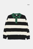 Junior rugby over knit collar shirt