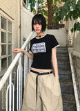 ROSE LACE HALF T