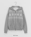 Gifun Over Two-Way Brushed Hood Zip-Up