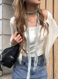 Theco Round Button Knit Cardigan