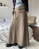 Robic Pocket Belt Banding Long Skirt