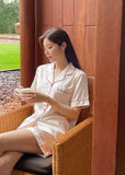 Raissel Silk Pajama Set (3pcs)