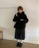 [Unisex] Kalten Check Color Matching Hood Coat Jacket