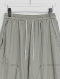 [unisex] Shiol Rivet Banding Nylon Wide Pants