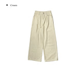 Demon Pintuck Cotton Long Wide Pants