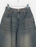 Otimo Banding Washing Balloon Denim Pants