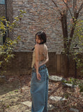 Swen Hand Washing Balloon Denim Pants