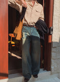 Hyde Maxi Wide Denim Pants