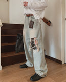 Jerry Vintage Washed Denim Pants